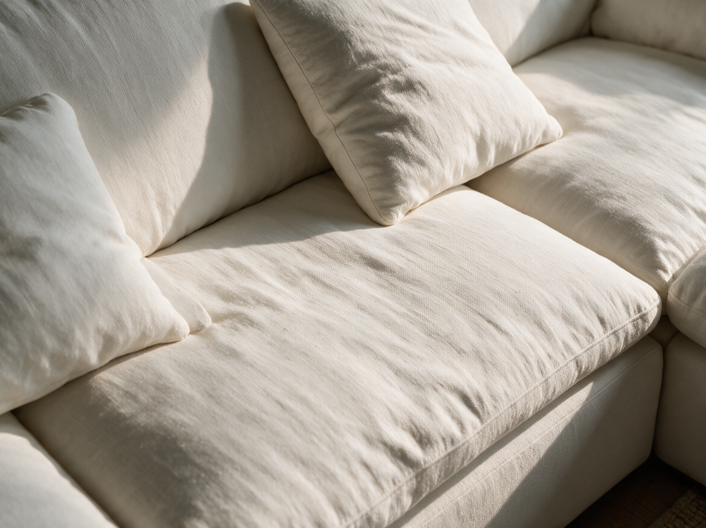 Le Dimanche — texture chenille en gros plan