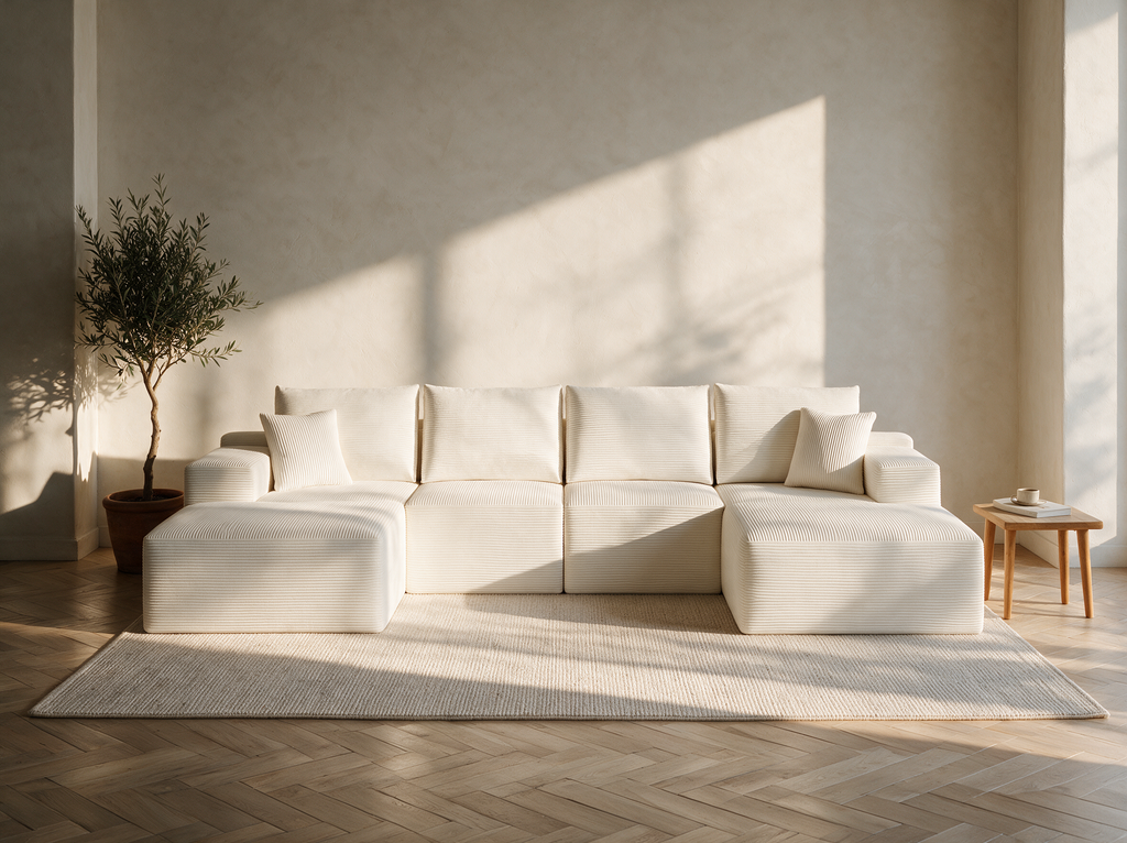Le Grand — vue large du salon