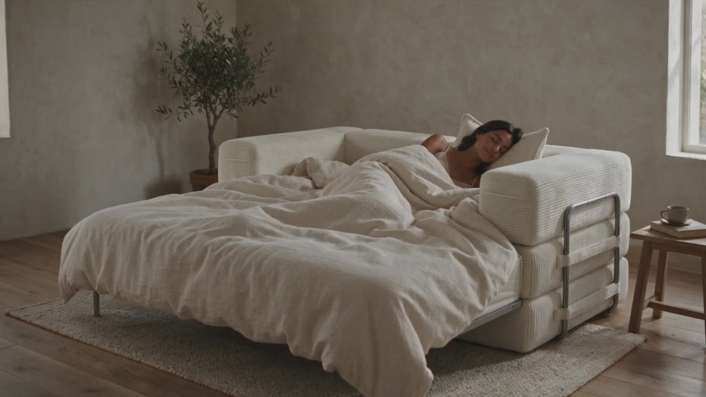 Réveil en douceur sur le canapé-lit La Sieste