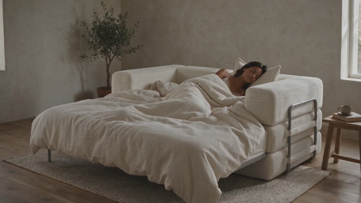 Réveil en douceur sur le canapé-lit La Sieste